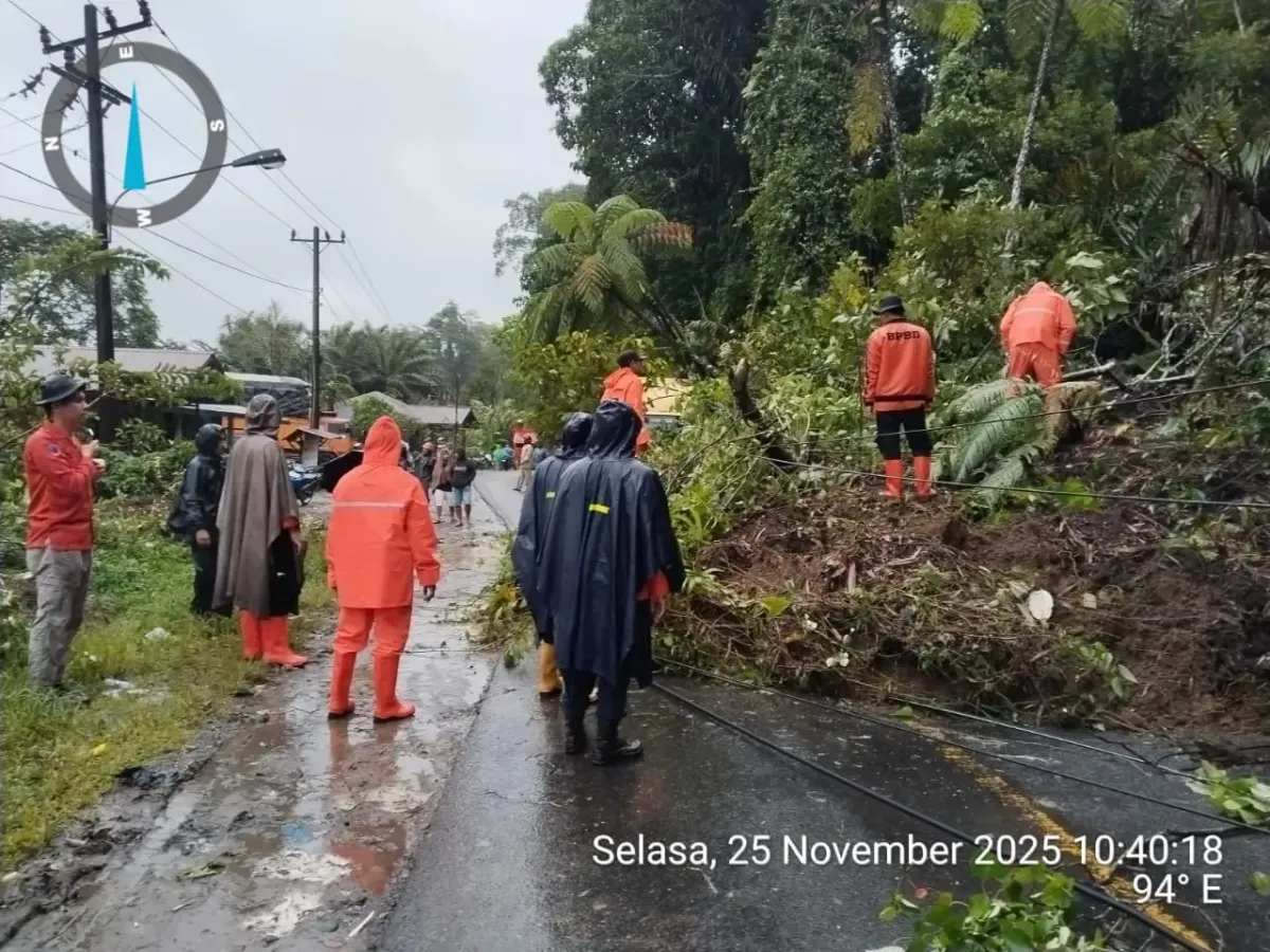 Empat Kabupaten di Sumatera Utara Terkena Banjir dan Longsor Akibat Cuaca Ekstrem