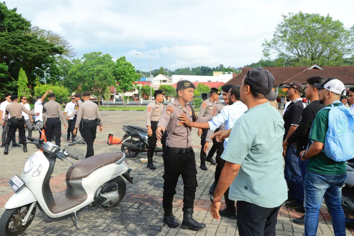 Simulasi Penanganan Konflik Sosial Digelar Polresta Ambon