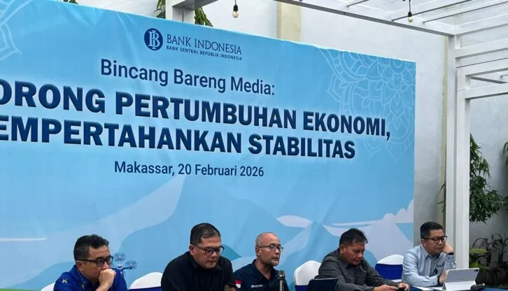 BI Prediksi Ekonomi Sulsel Stabil 5,8% pada 2026