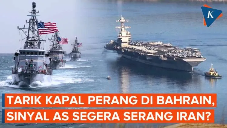 AS Tarik Kapal Perang dari Bahrain untuk Hindari Konflik dengan Iran