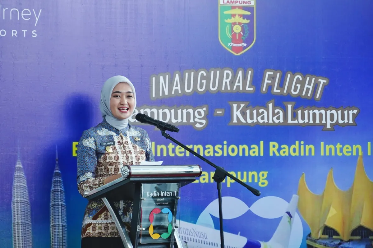Penerbangan Internasional Lampung-Kuala Lumpur Resmi Dibuka untuk Tingkatkan Pariwisata