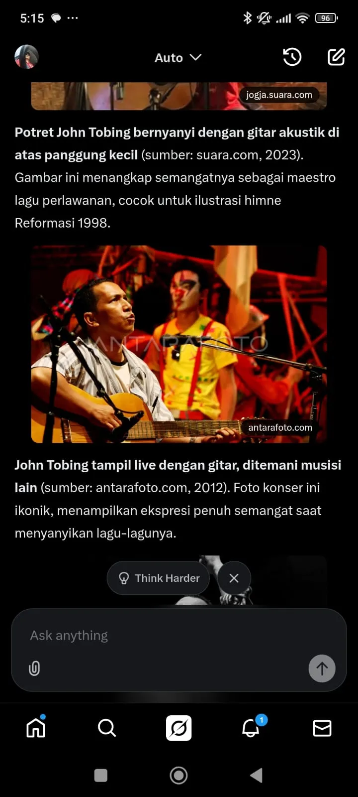 Selamat Jalan John Tobing, Pencipta Lagu 'Darah Juang' dan Pejuang Reformasi