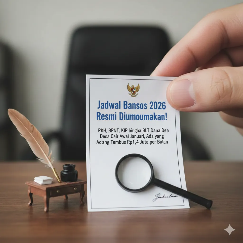Jadwal Pencairan Bansos 2026 Diumumkan, Tercatat hingga Rp1,4 Juta per Bulan
