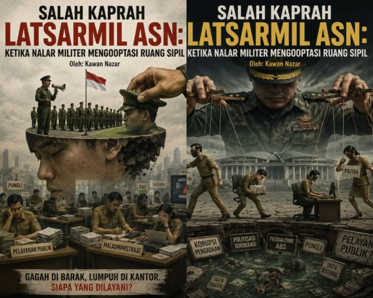Salah Kaprah Latsarmil ASN: Ketika Nalar Militer Mengooptasi Ruang Sipil