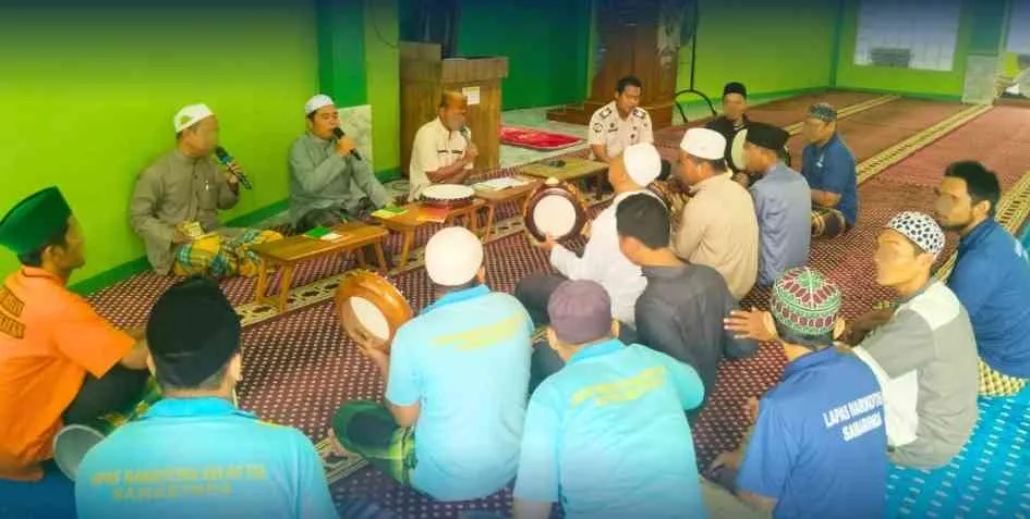 WBP Lapas Narkotika Samarinda Ikuti Latihan Rebana untuk Pembinaan Rohani
