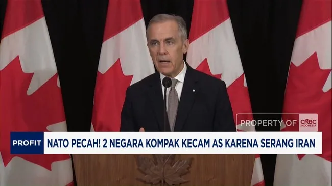 Macron dan Carney Kecam AS atas Serangan Militer di Iran