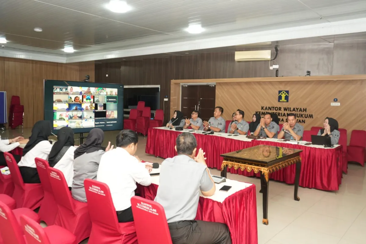Kanwil Kemenkum Sumsel Gelar Pendampingan Penilaian Indeks Reformasi Hukum 2026