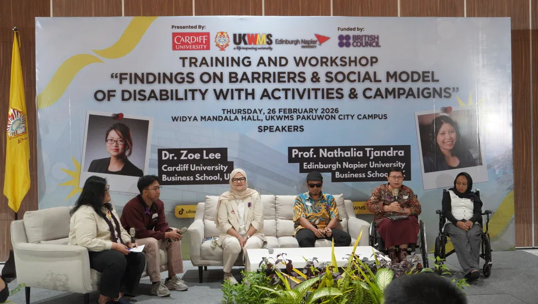 UKWMS dan Universitas Cardiff serta Edinburgh Napier Gelar Pelatihan Sosial Disabilitas