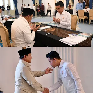 Wapres Gibran dan Presiden Prabowo Serahkan Zakat di Istana Negara