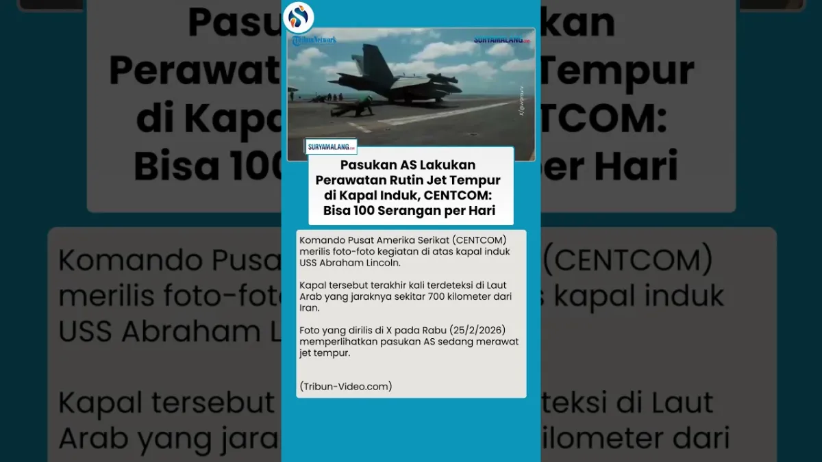 Kapal Induk AS Siap Tercatat Lebih dari 100 Serangan per Hari di Laut Arab