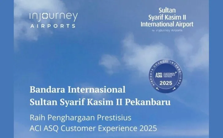 Bandara SSK II Raih Penghargaan Internasional atas Layanan Unggul