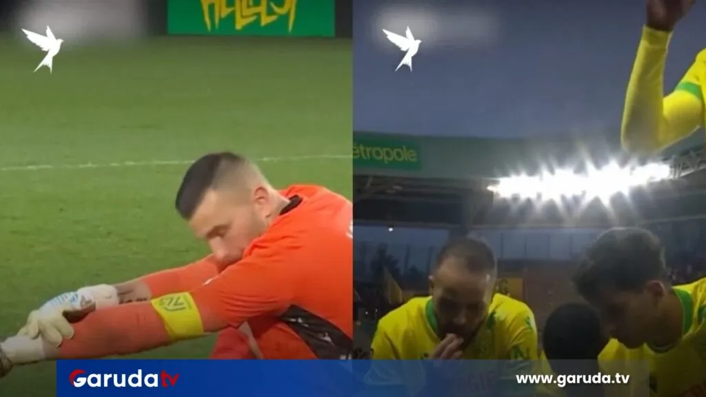 Kiper FC Nantes Tunjukkan Solidaritas dengan Aksi Pura-Pura Cedera Saat Rekan Setim Berbuka Puasa