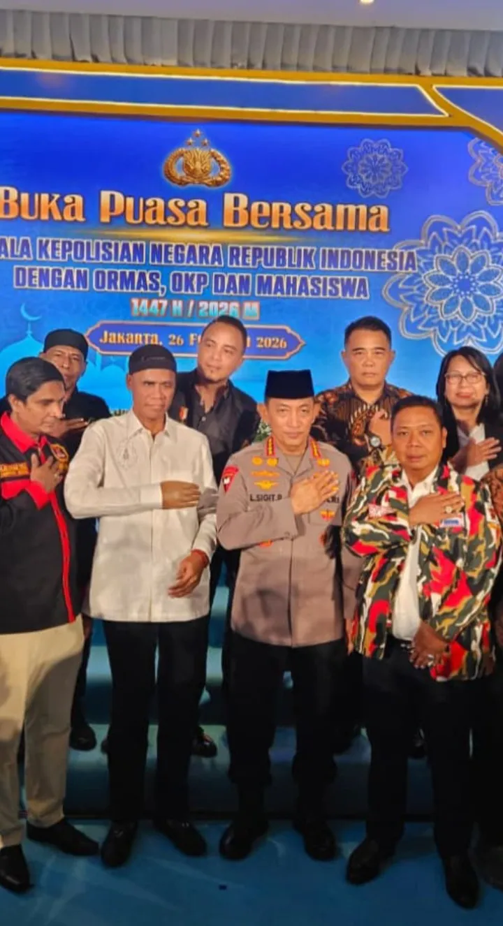 Laskar Merah Putih Dukung Polri Jaga Keamanan Melalui Buka Puasa Bersama