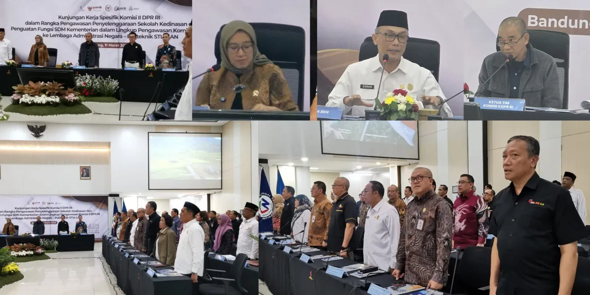 Komisi II DPR RI Kunjungi Politeknik STIA LAN Bandung untuk Penguatan SDM Aparatur Negara