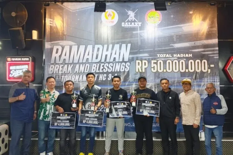Turnamen Biliar Ramadan 2026 Sukses Digelar di Surabaya