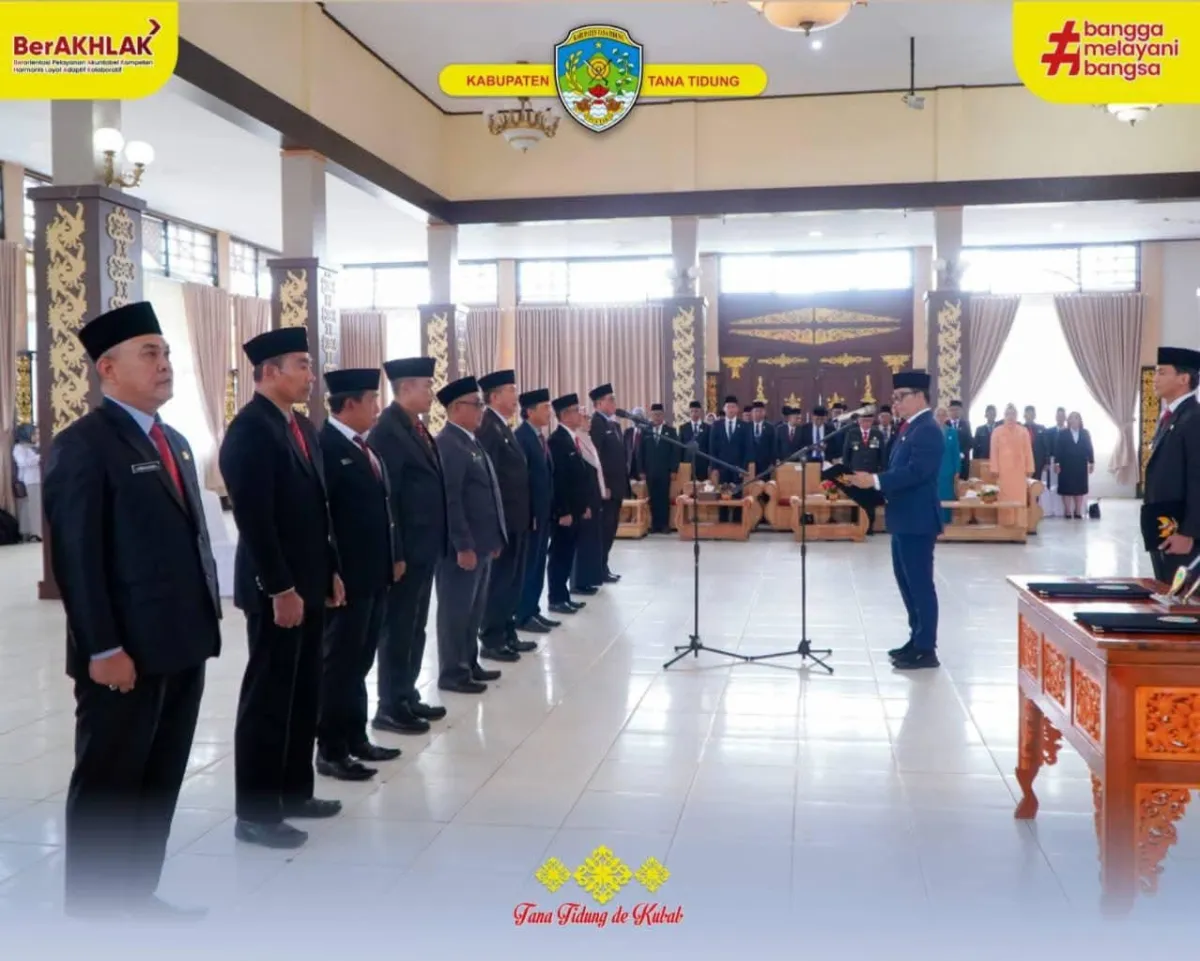 Pelantikan 11 Pejabat Pratama, Pemkab Tana Tidung Perkuat Birokrasi