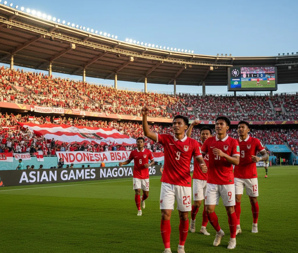 Peluang Timnas Indonesia Menembus Semifinal Asian Games 2026