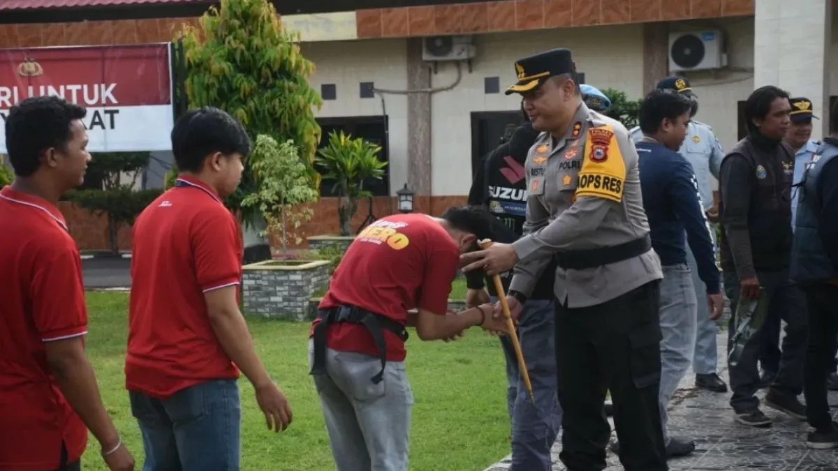 Polres Bulukumba Gelar Apel Kamtibmas Bersama Ojol untuk Tingkatkan Keselamatan Lalu Lintas