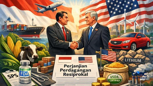 Indonesia Hapus Tarif 99% Produk AS dalam Perjanjian Perdagangan
