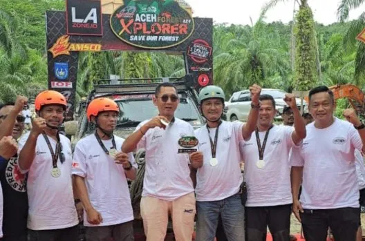 Amsco 4x4 Team Sukses Menyelesaikan Traverser Hutan Aceh dalam Aceh Forest Xplorer ke-10