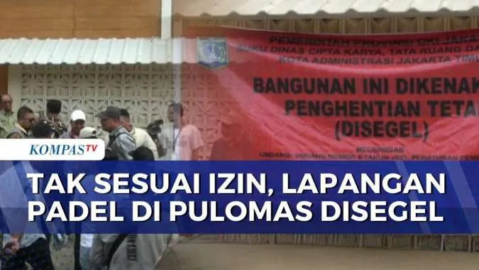 Lapangan Padel di Pulomas Disegel Permanen setelah Menang Gugatan Warga