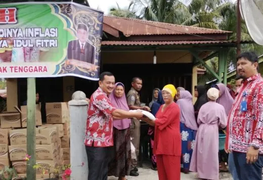 Pasar Murah Dinas Perindustrian dan Perdagangan Paluta untuk Antisipasi Kenaikan Harga Menjelang Idul Fitri