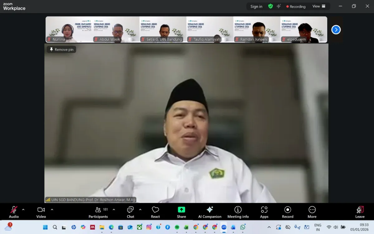 Sosialisasi Juknis Litapdimas 2026 UIN Bandung: Fokus pada Riset Strategis dan Kebermanfaatan