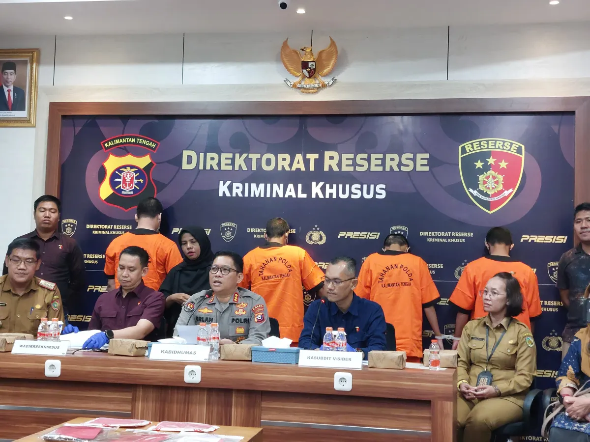 Empat Pelaku Penyebar Konten Porno Anak Ditangkap Polisi Kalteng