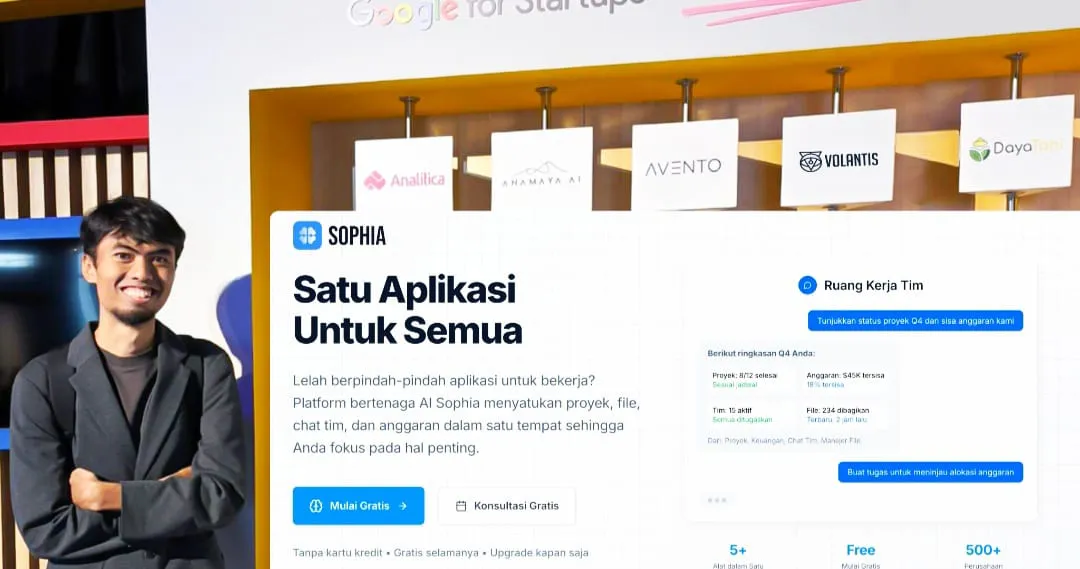 Volantis Luncurkan Sophia AI untuk Tingkatkan Produktivitas di Era Otomasi