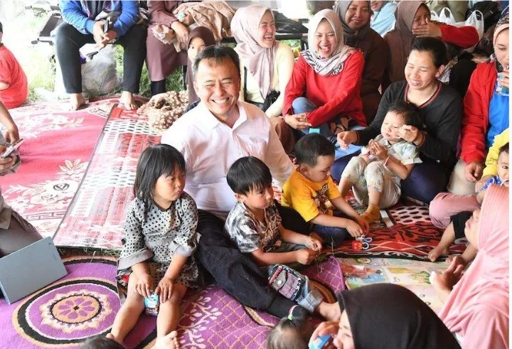 Sekda Jabar Herman Suryatman Tinjau Penanganan Bencana Gempa di Kertasari
