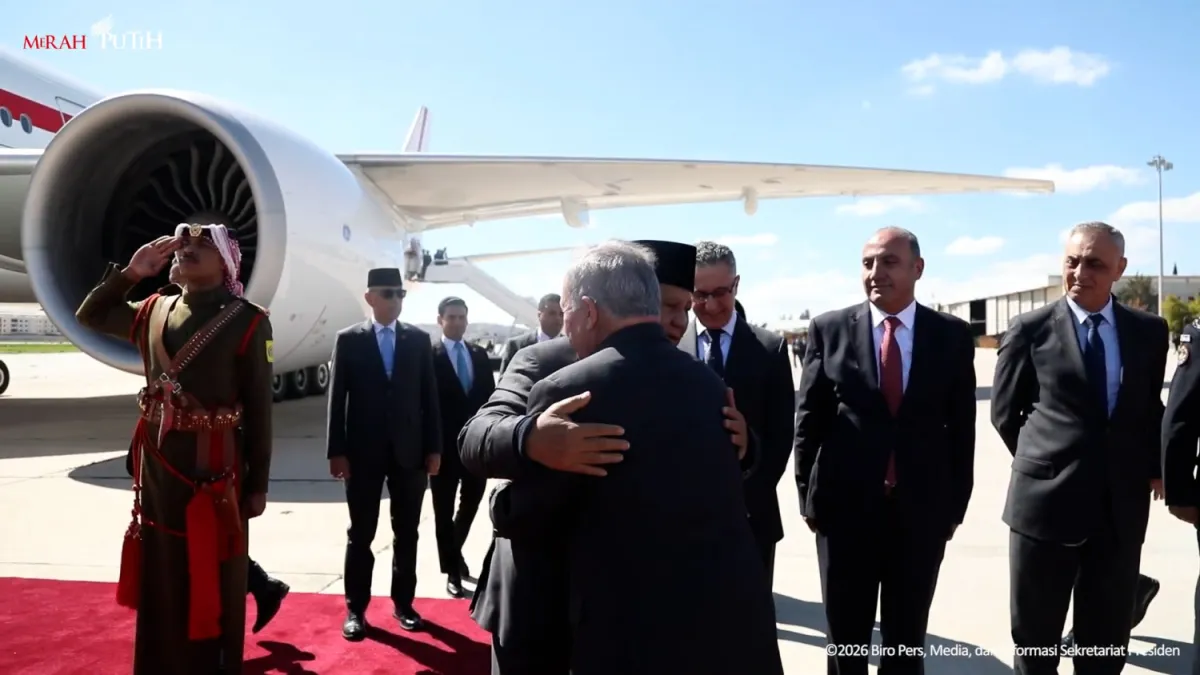 Raja Yordania dan Prabowo Bahas Kerjasama Bilateral di Istana Basman
