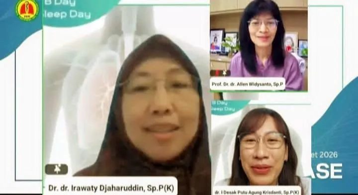 PDPI Luncurkan Gerakan 'Sleep Well, Live Better' untuk Percepatan Eliminasi TB 2030