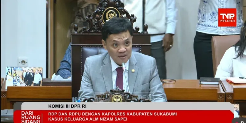 Komisi III Tegaskan Pengusutan Kasus Nizam Syafei Harus Transparan dan Berkeadilan