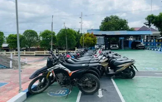 Polres Baubau Sita Kendaraan Balap Liar Hingga Usai Lebaran