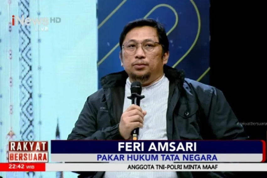 Feri Amsari Pertanyakan Sikap Firdaus Oiwobo Terkait Tindakan Naik Meja