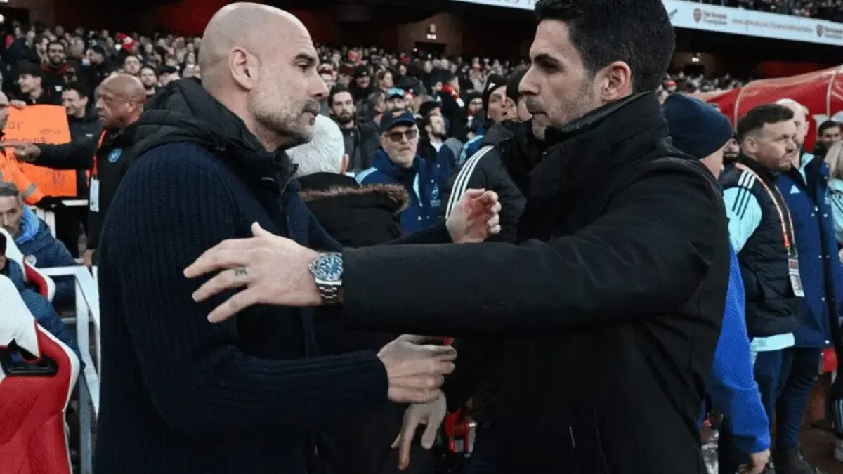 Pep Guardiola Bel defensa Arsenal atas Sindiran Ketergantungan Bola Mati