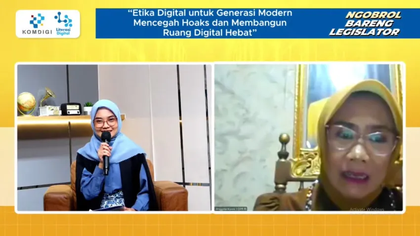 Komisi I DPR RI dan BPSDM Komdigi Selenggarakan Diskusi Etika Digital untuk Generasi Muda