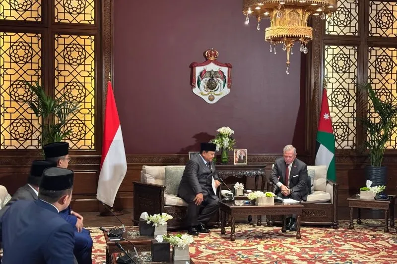 Prabowo Sampaikan Ucapan Ramadhan untuk Rakyat Yordania dalam Pertemuan dengan Raja Abdullah