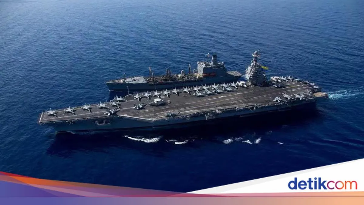 Kapal Induk AS Masuki Mediterania di Tengah Ketegangan dengan Iran