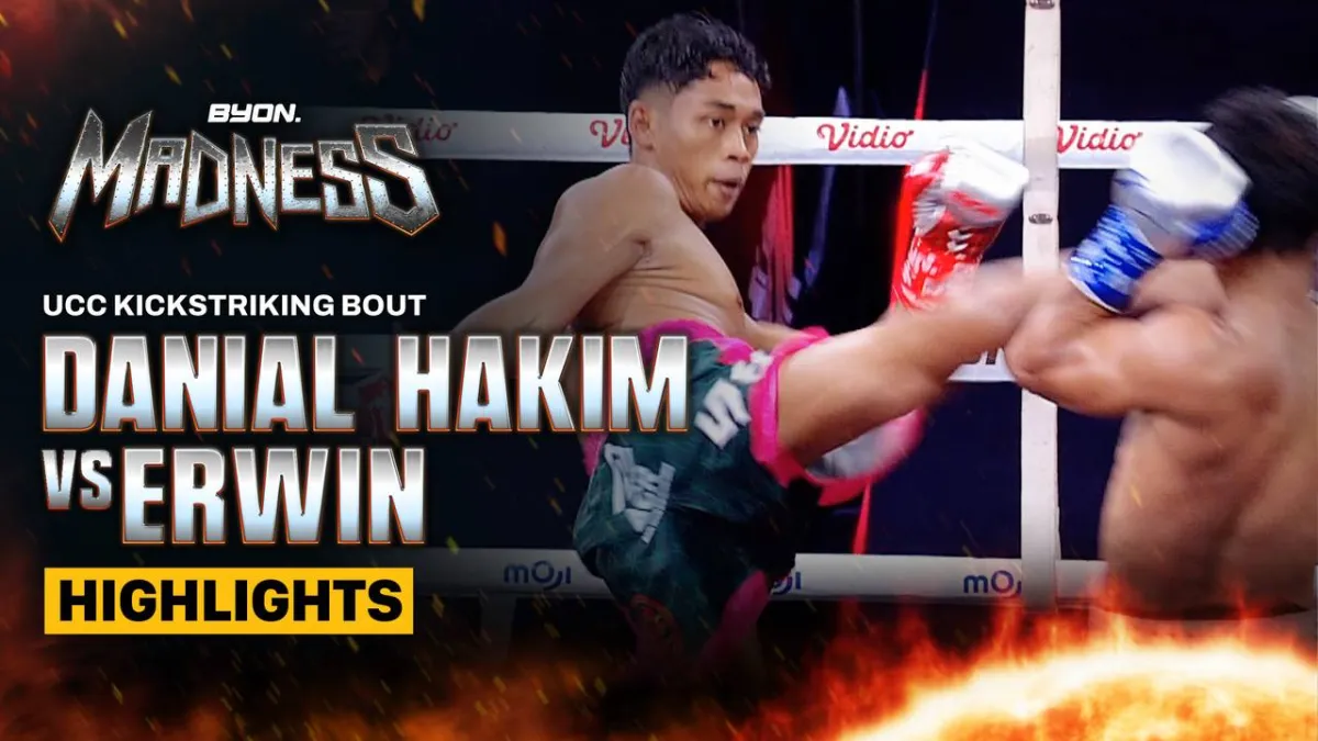 Pertarungan Seru: Danial Hakim Melawan Erwin Simangusong di UCC Kickstriking