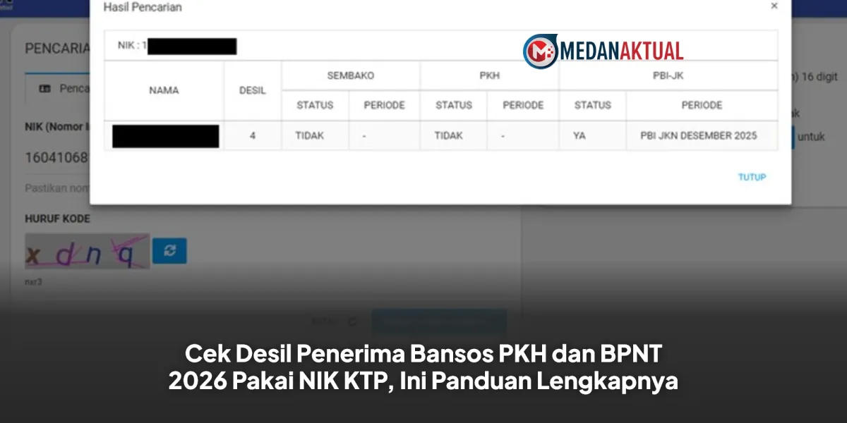 Panduan Cek Desil Penerima Bansos PKH dan BPNT 2026 dengan NIK KTP