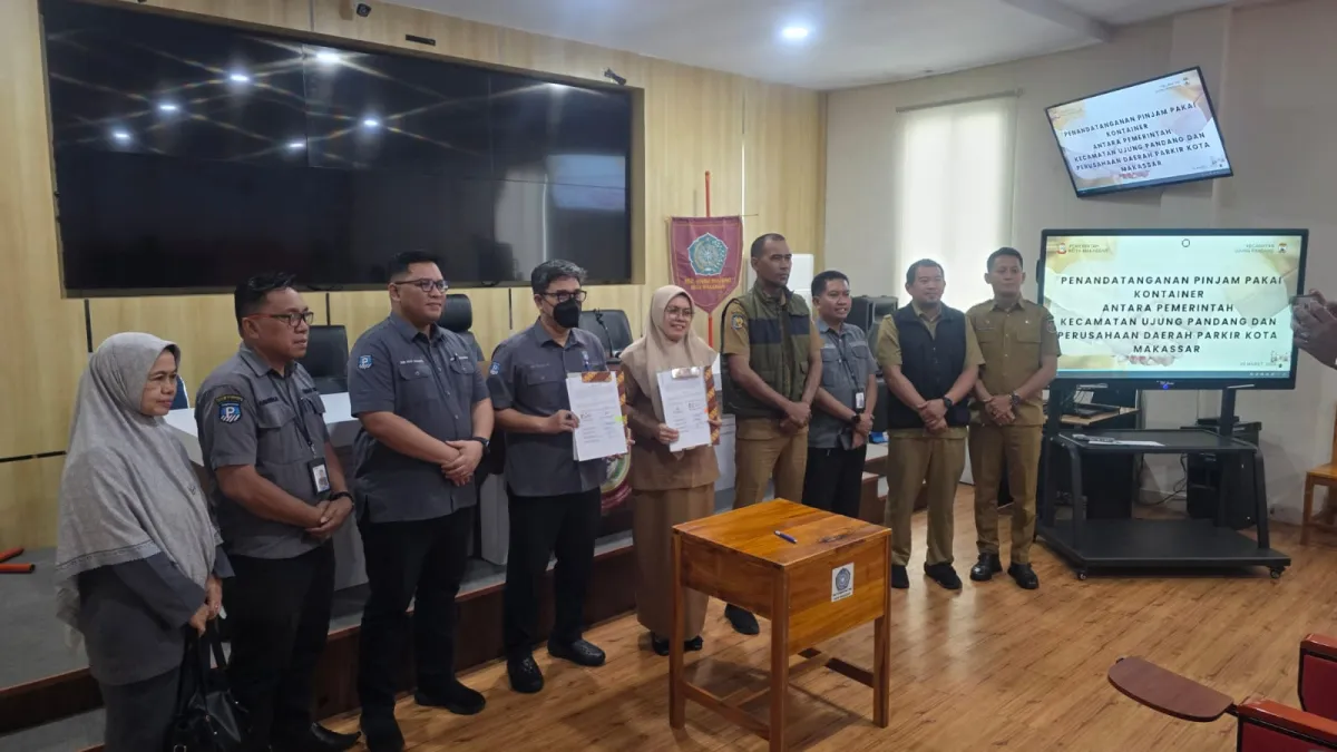 Perumda Parkir Makassar Siapkan Kontainer untuk Dukungan Sistem Parkir Digital