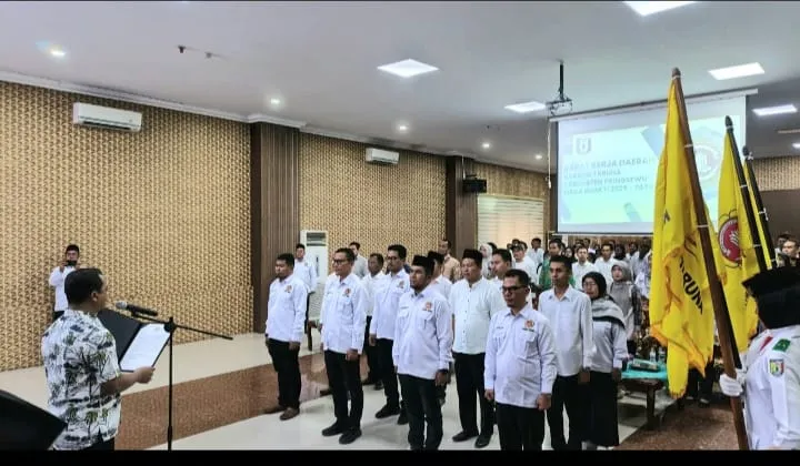 Syukron Muchtar Dukung Pelantikan Pengurus Karang Taruna Pringsewu