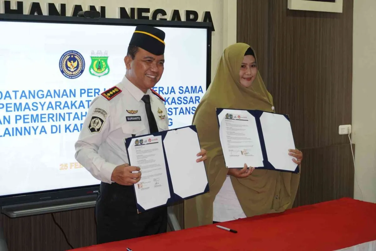 Bapas Makassar Gandeng Komunitas Sahabat KITA untuk Pelaksanaan Kerja Sosial