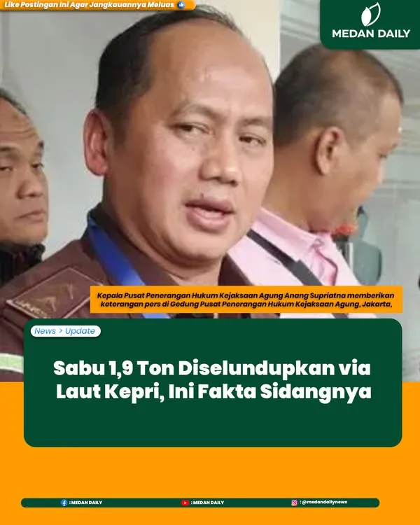 Kejaksaan Tuntut Pidana Mati Enam Terdakwa Penyulundupan Sabu Hampir Dua Ton
