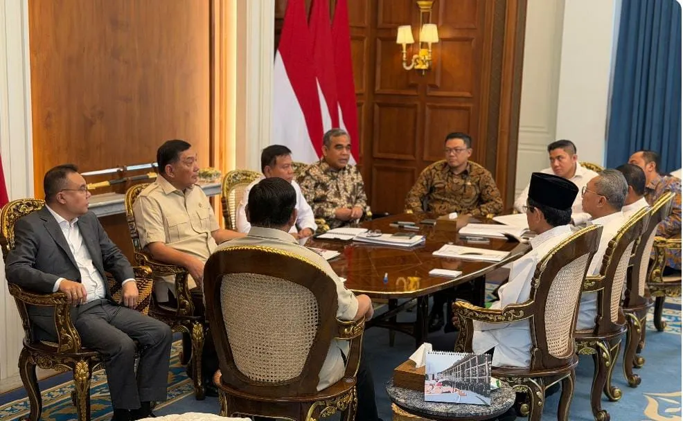 Presiden Prabowo Bahas Stabilitas Ekonomi dan Pangan Jelang Idulfitri