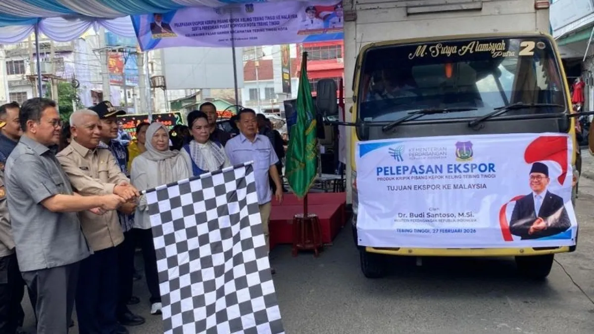 Menteri Perdagangan Resmikan Ekspor Keripik Pisang Tebing Tinggi ke Malaysia