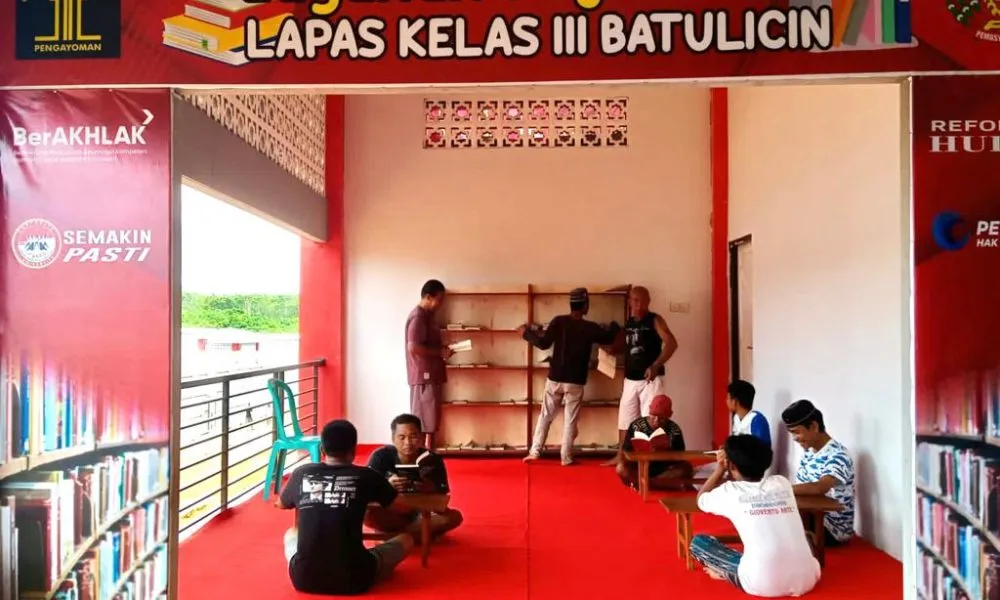 Lapas Kelas III Batulicin Luncurkan Pojok Baca untuk Warga Binaan