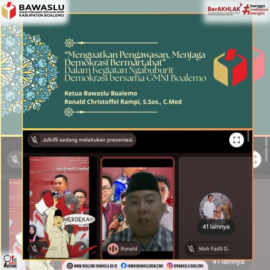 Ronald Rampi Ajak Mahasiswa Tingkatkan Pengawasan Demokrasi di Ramadan