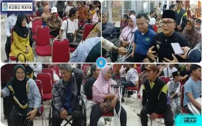Bupati Kubu Raya Salurkan Sembako untuk Penyandang Disabilitas di Bulan Ramadan